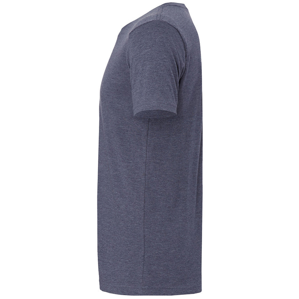 Heather Navy - Side - Bella + Canvas Adults Unisex Heather CVC T-Shirt