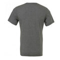 Deep Heather - Back - Bella + Canvas Adults Unisex Heather CVC T-Shirt