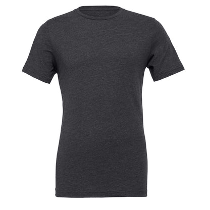 Dark Grey Heather - Front - Bella + Canvas Adults Unisex Heather CVC T-Shirt