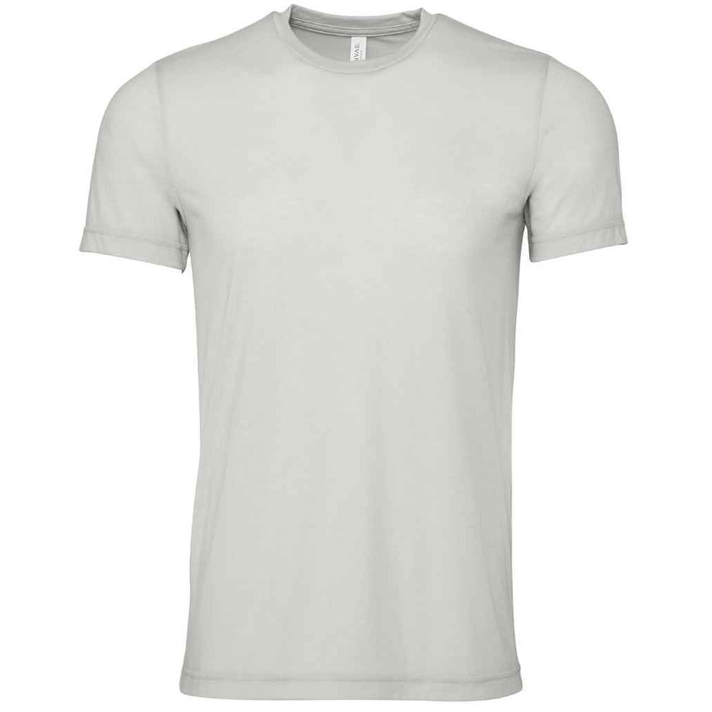 Cement Heather - Front - Bella + Canvas Adults Unisex Heather CVC T-Shirt