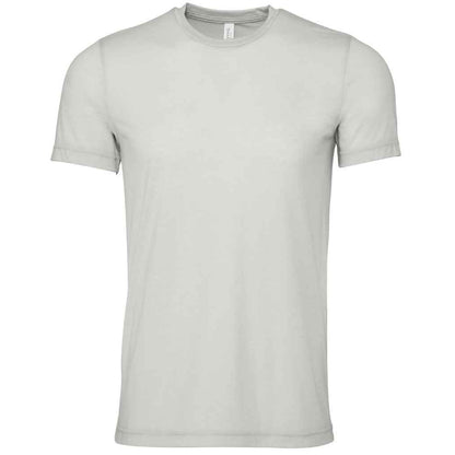 Cement Heather - Front - Bella + Canvas Adults Unisex Heather CVC T-Shirt