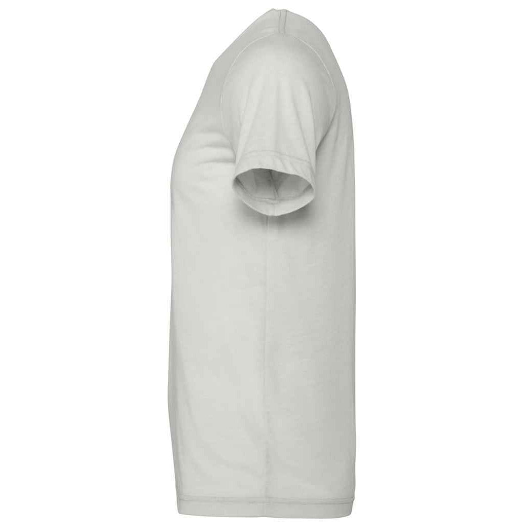 Cement Heather - Back - Bella + Canvas Adults Unisex Heather CVC T-Shirt