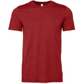 Canvas Red Heather - Front - Bella + Canvas Adults Unisex Heather CVC T-Shirt