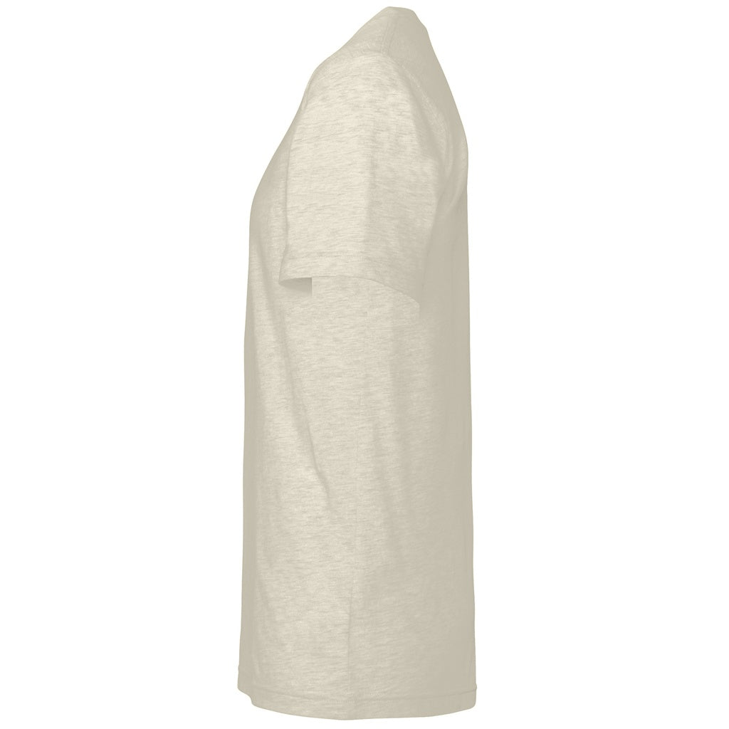 Natural Heather - Side - Bella + Canvas Adults Unisex Heather CVC T-Shirt