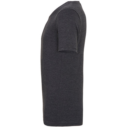 Dark Grey Heather - Side - Bella + Canvas Adults Unisex Heather CVC T-Shirt