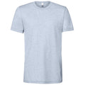 Light Blue Heather - Front - Bella + Canvas Adults Unisex Heather CVC T-Shirt