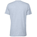Light Blue Heather - Back - Bella + Canvas Adults Unisex Heather CVC T-Shirt
