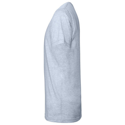 Light Blue Heather - Side - Bella + Canvas Adults Unisex Heather CVC T-Shirt