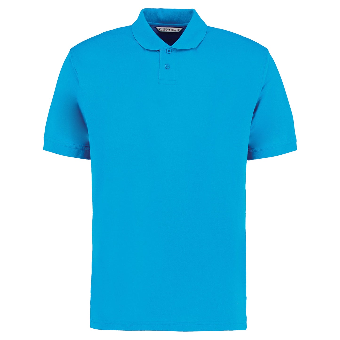 Turquoise - Front - Kustom Kit Mens Regular Fit Workforce Pique Polo Shirt