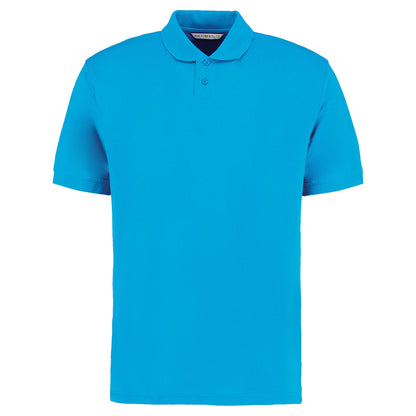 Turquoise - Front - Kustom Kit Mens Regular Fit Workforce Pique Polo Shirt