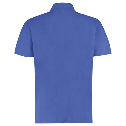 Royal Blue - Back - Kustom Kit Mens Regular Fit Workforce Pique Polo Shirt
