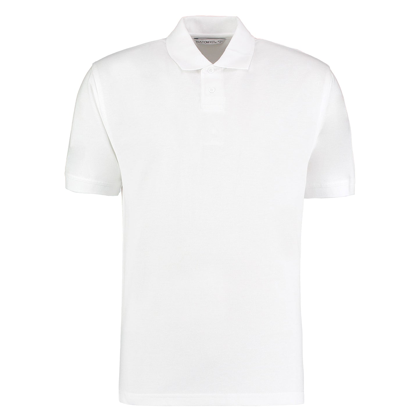 White - Front - Kustom Kit Mens Regular Fit Workforce Pique Polo Shirt