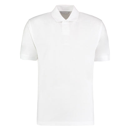 White - Front - Kustom Kit Mens Regular Fit Workforce Pique Polo Shirt