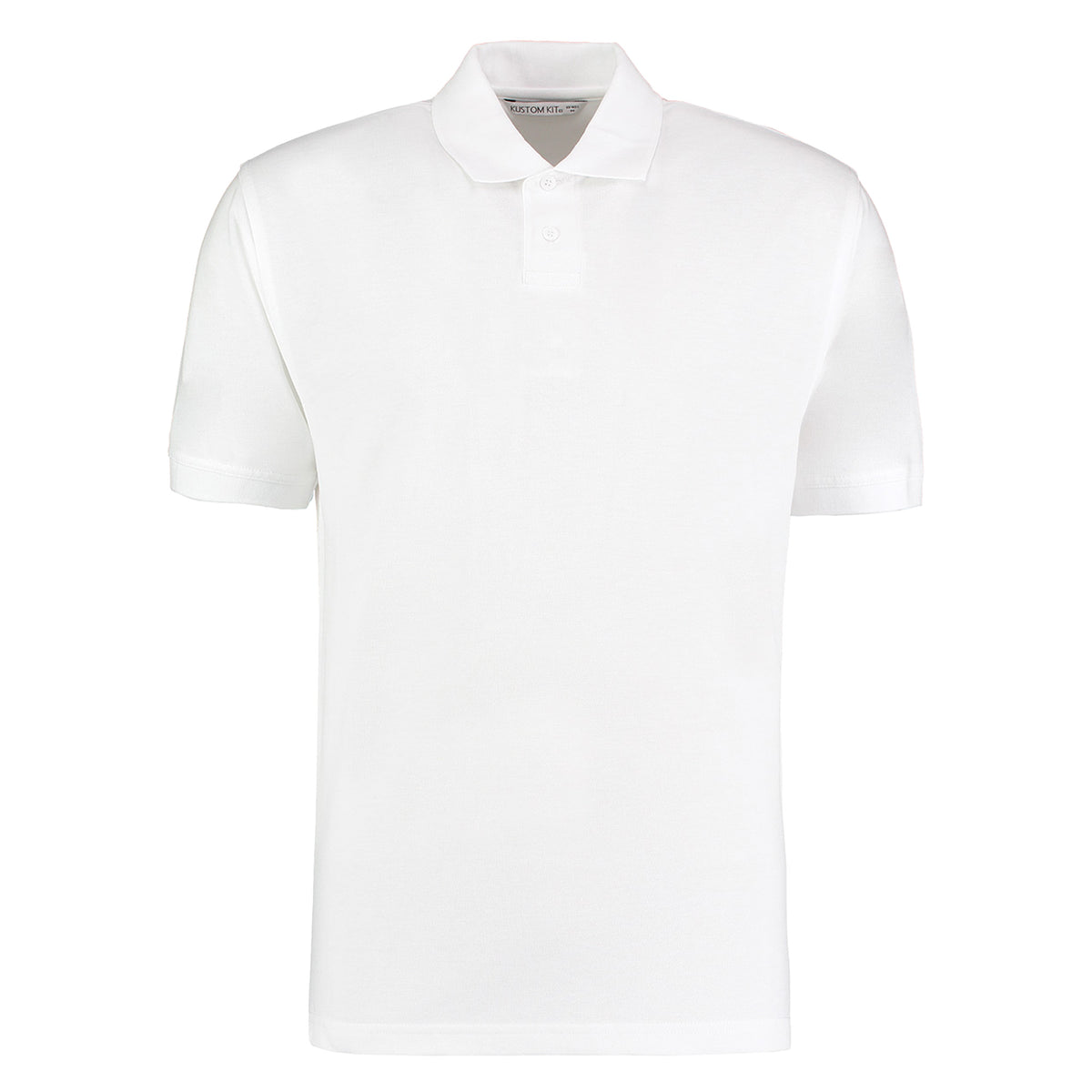 White - Front - Kustom Kit Mens Regular Fit Workforce Pique Polo Shirt