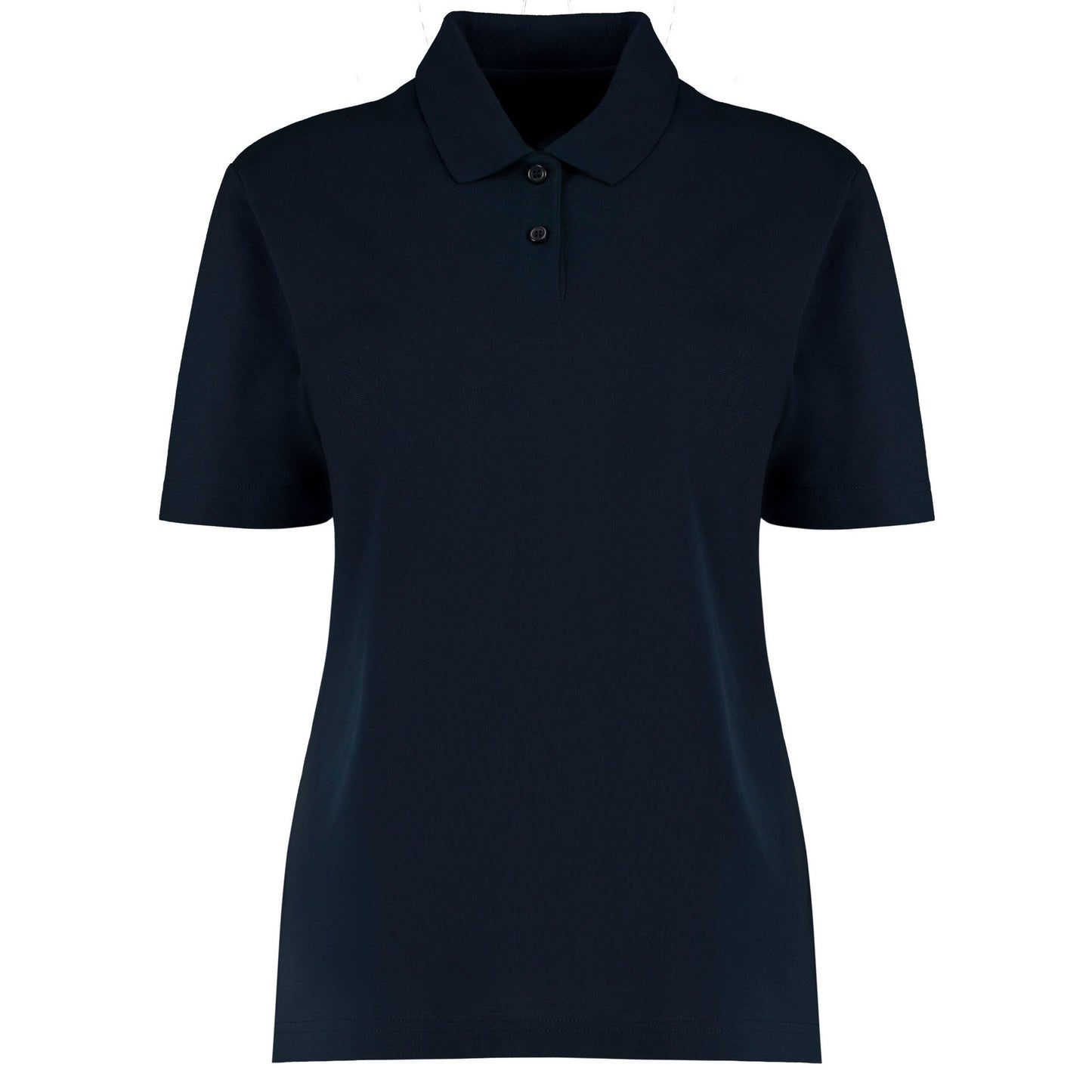 Navy - Front - Kustom Kit Womens-Ladies Regular Fit Workforce Pique Polo Shirt