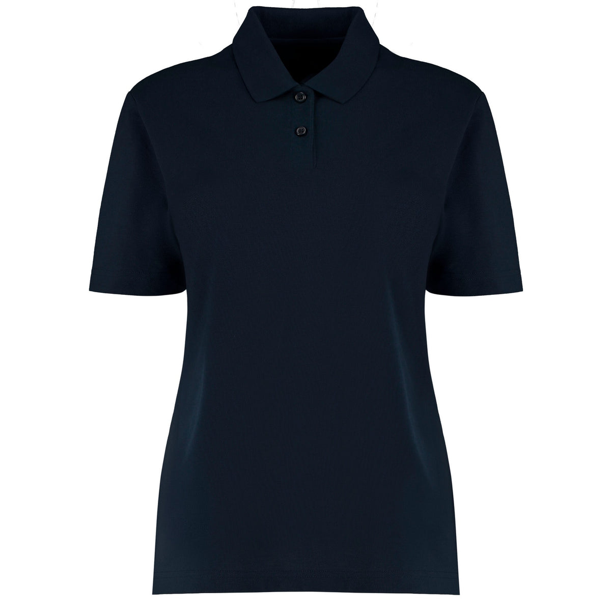 Navy - Front - Kustom Kit Womens-Ladies Regular Fit Workforce Pique Polo Shirt