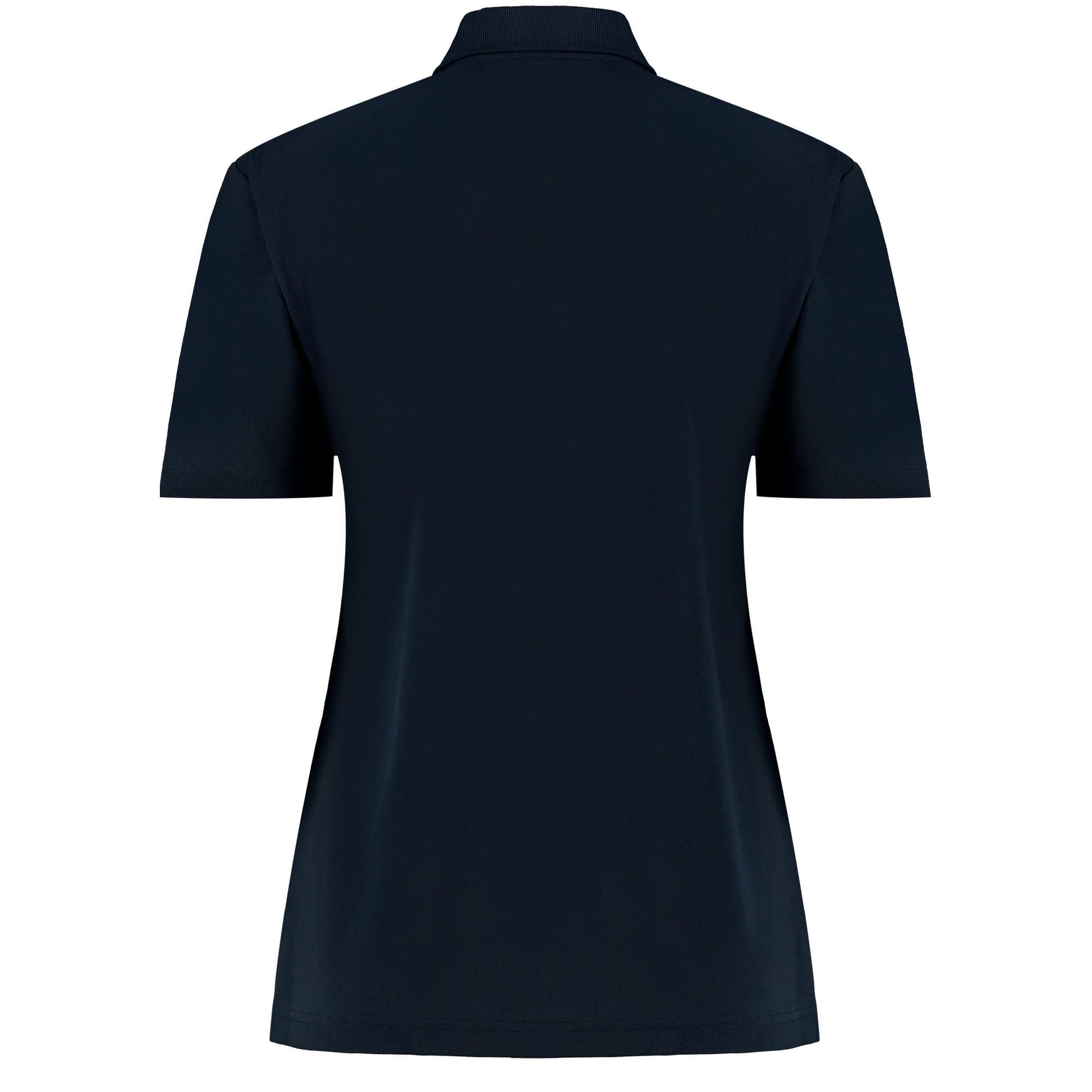 Black - Back - Kustom Kit Womens-Ladies Regular Fit Workforce Pique Polo Shirt