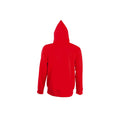 Red - Side - SOLS Mens Seven Full Zip Hooded Sweatshirt - Hoodie