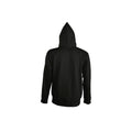 Black - Side - SOLS Mens Seven Full Zip Hooded Sweatshirt - Hoodie