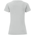 Zinc - Back - Fruit Of The Loom Womens-Ladies Iconic T-Shirt