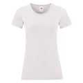 White - Front - Fruit Of The Loom Womens-Ladies Iconic T-Shirt