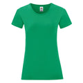 Kelly Green - Front - Fruit Of The Loom Womens-Ladies Iconic T-Shirt
