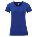 Cobalt Blue - Front - Fruit Of The Loom Womens-Ladies Iconic T-Shirt