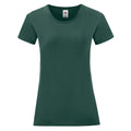 Forest - Front - Fruit Of The Loom Womens-Ladies Iconic T-Shirt