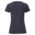 Deep Navy - Back - Fruit Of The Loom Womens-Ladies Iconic T-Shirt