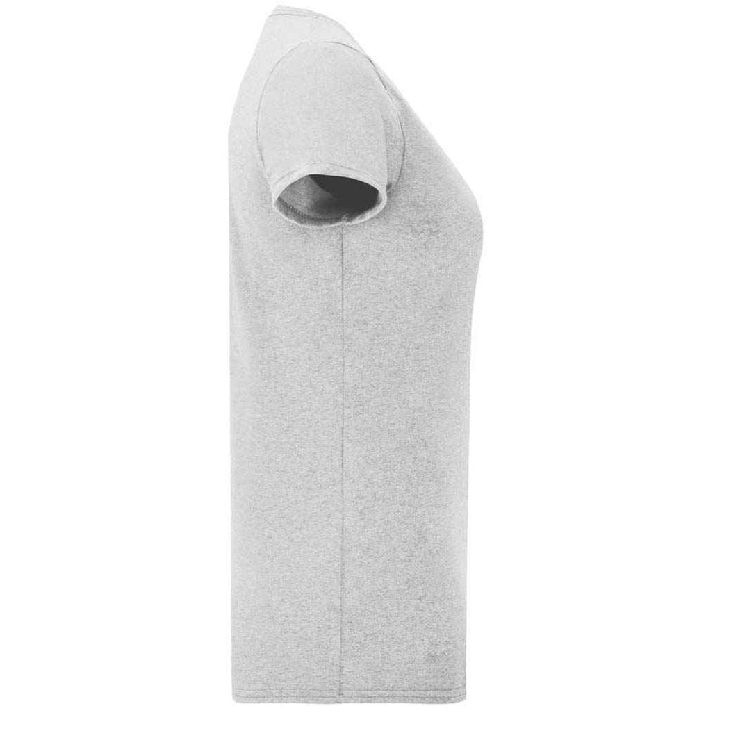 Athletic Heather Grey - Back - Fruit Of The Loom Womens-Ladies Iconic T-Shirt