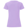 Soft Lavender - Back - Fruit Of The Loom Womens-Ladies Iconic T-Shirt