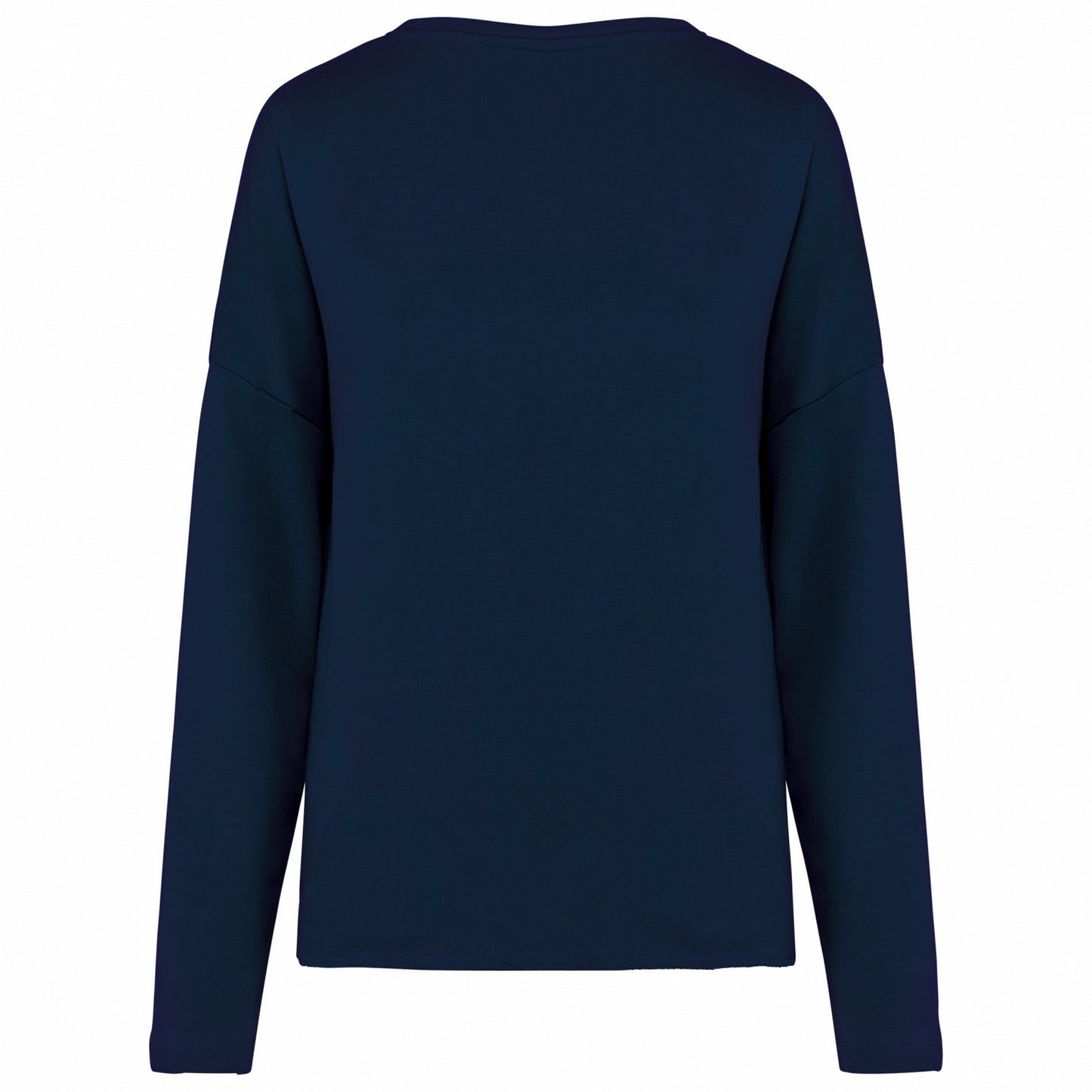 Navy - Back - Kariban Womens-Ladies Oversized Sweatshirt