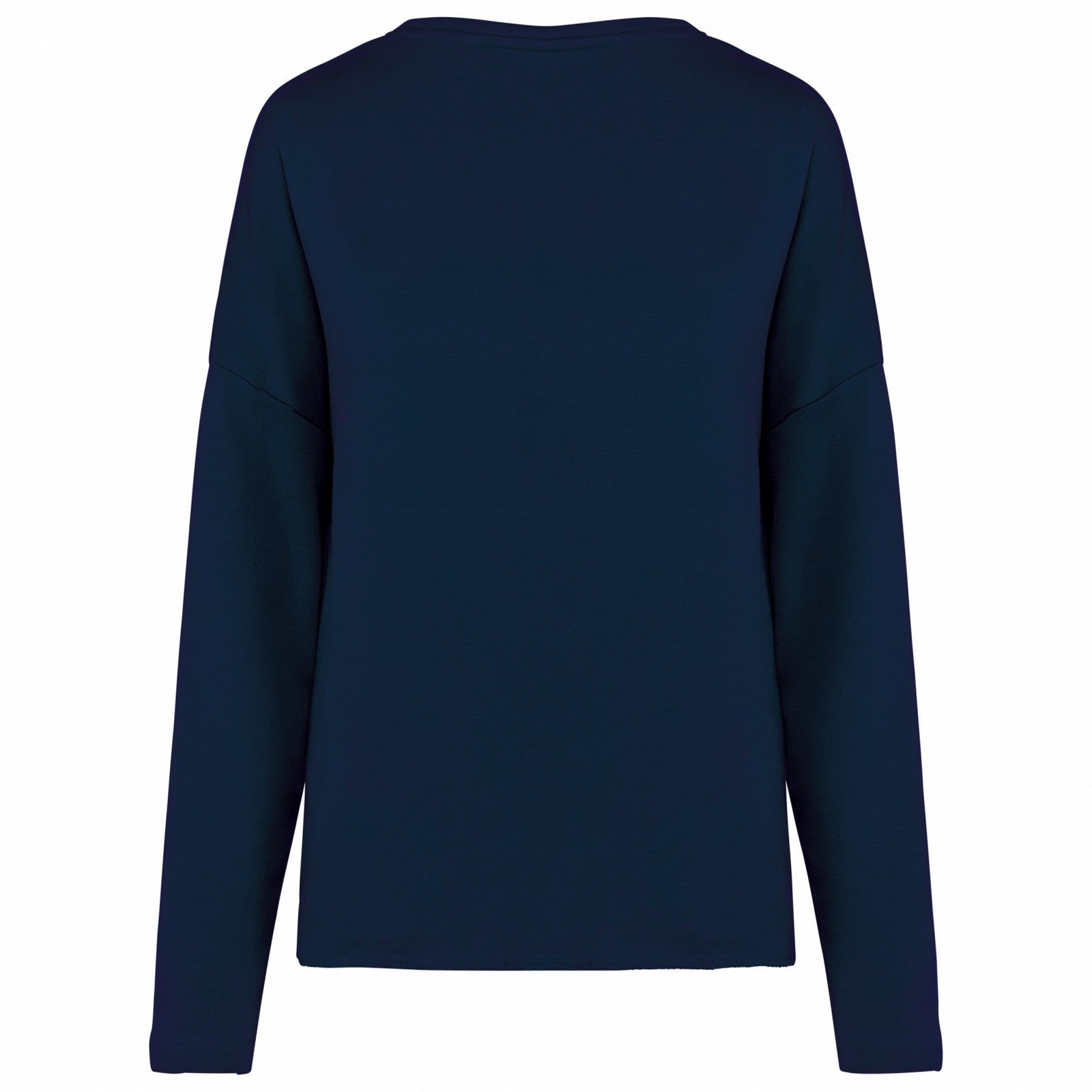 Navy - Back - Kariban Womens-Ladies Oversized Sweatshirt