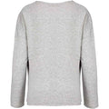 Light Grey - Back - Kariban Womens-Ladies Oversized Sweatshirt