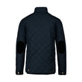 Navy-Black - Back - Kariban Mens Quilted Jacket