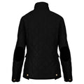 Black-Black - Back - Kariban Womens-Ladies Quilted Jacket