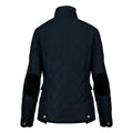 Navy-Black - Back - Kariban Womens-Ladies Quilted Jacket