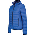 Light Royal Blue - Front - Kariban Womens-Ladies Lightweight Hooded Padded Jacket