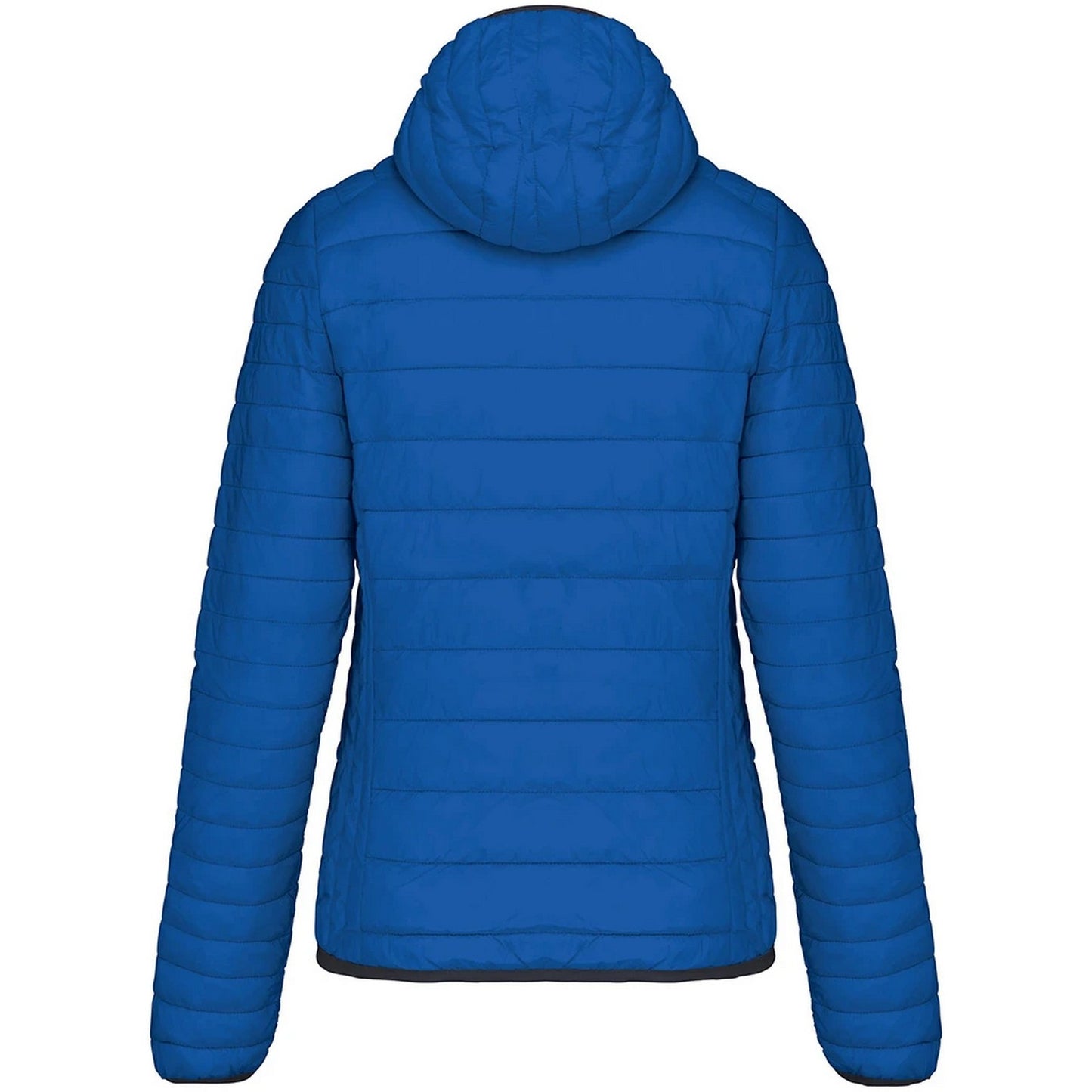 Light Royal Blue - Back - Kariban Womens-Ladies Lightweight Hooded Padded Jacket