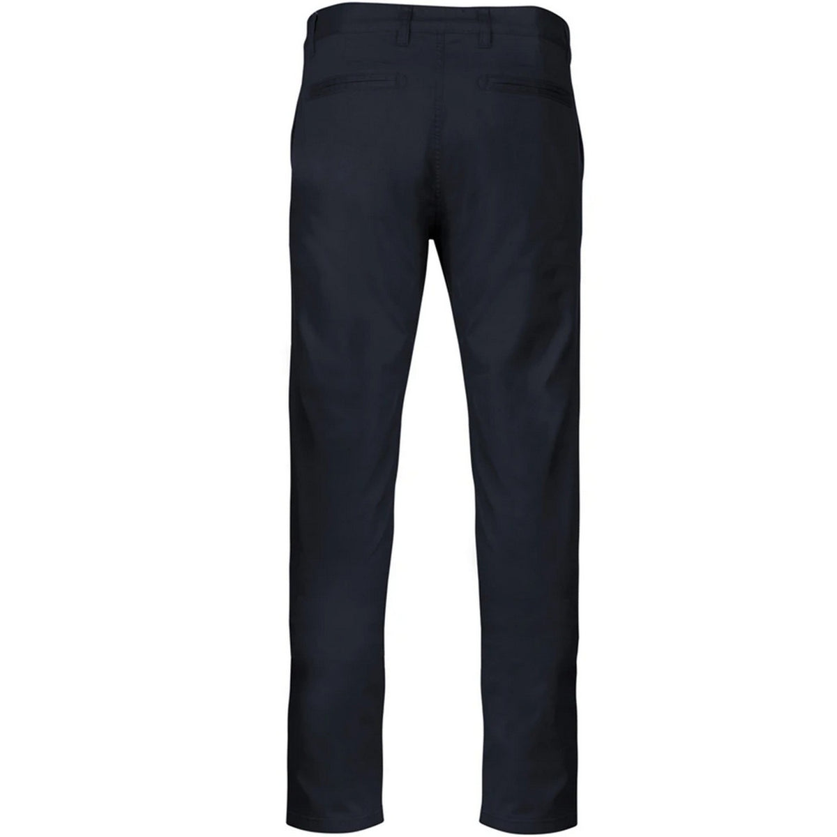 Dark Navy - Back - Kariban Mens Chino Trousers
