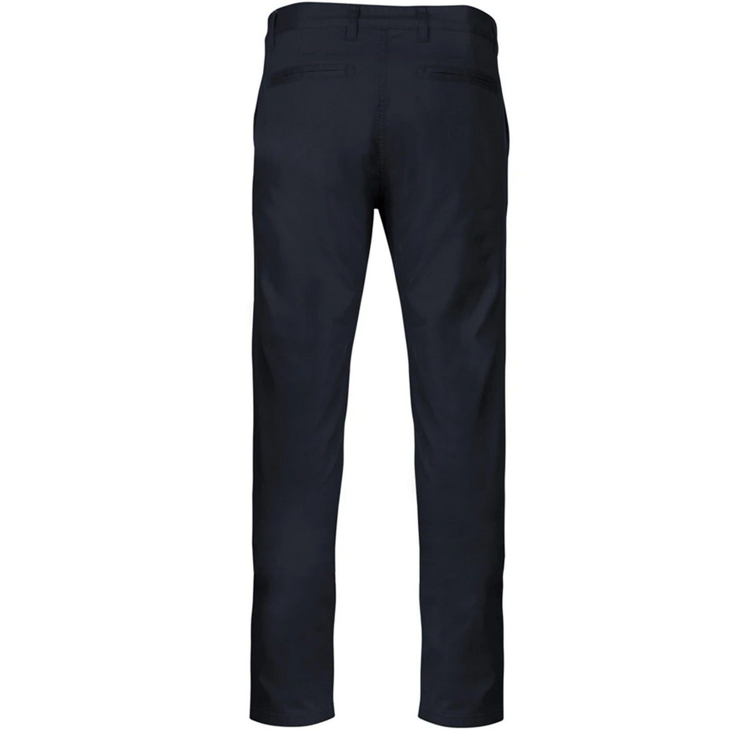 Dark Navy - Back - Kariban Mens Chino Trousers