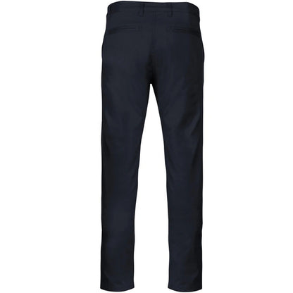 Dark Navy - Back - Kariban Mens Chino Trousers