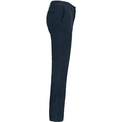Dark Navy - Side - Kariban Mens Chino Trousers