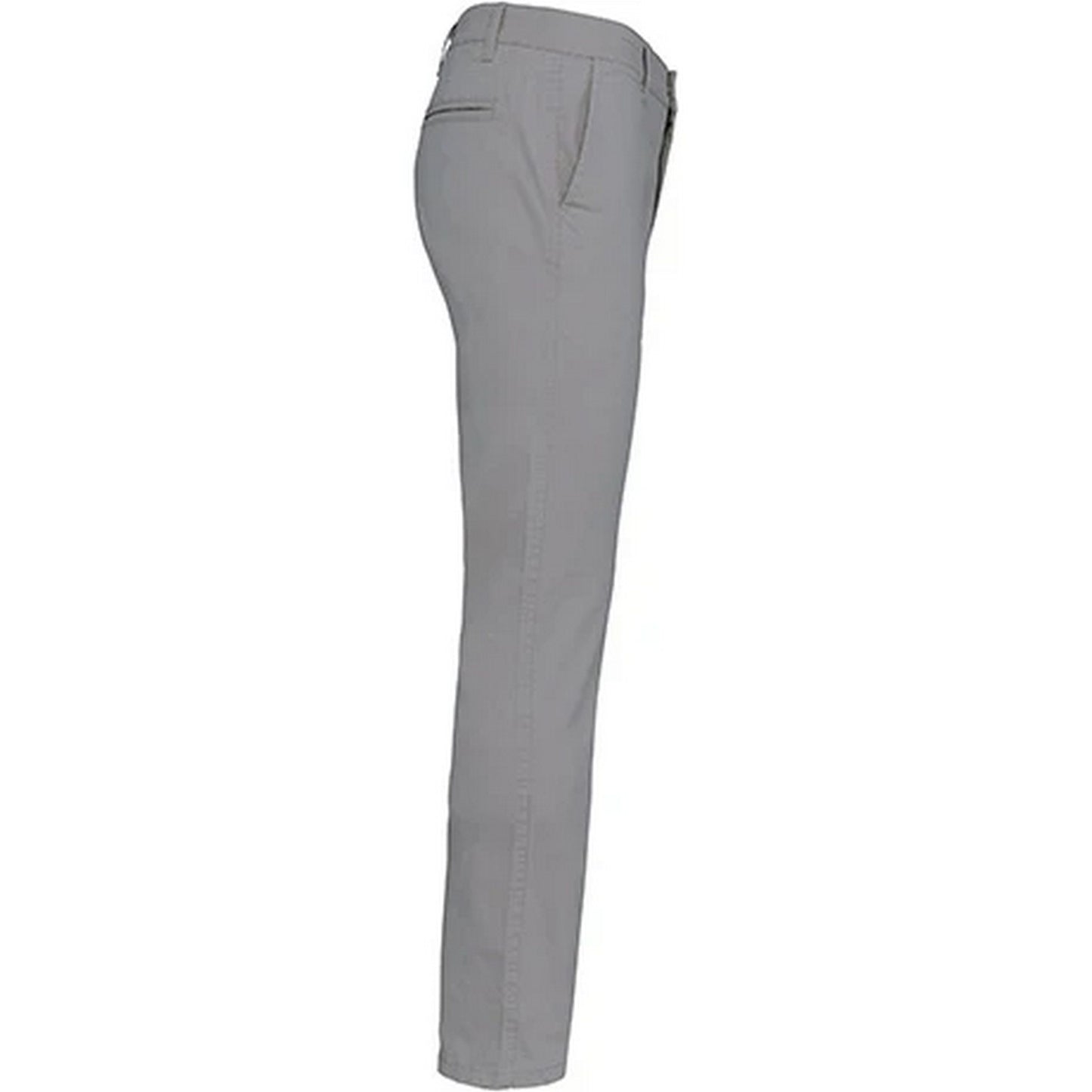 Fine Grey - Side - Kariban Mens Chino Trousers