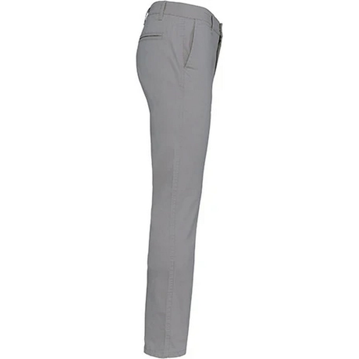 Fine Grey - Side - Kariban Mens Chino Trousers