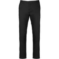 Black - Front - Kariban Mens Chino Trousers