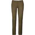 Light Khaki - Front - Kariban Womens-Ladies Chino Trousers