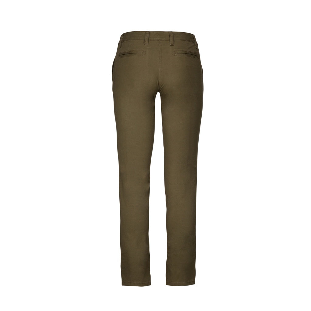 Light Khaki - Back - Kariban Womens-Ladies Chino Trousers