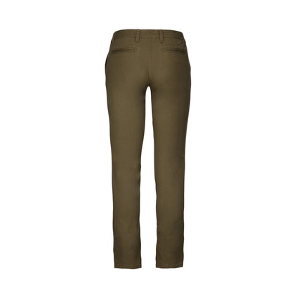 Light Khaki - Back - Kariban Womens-Ladies Chino Trousers