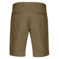 Light Khaki - Back - Kariban Mens Chino Bermuda Shorts